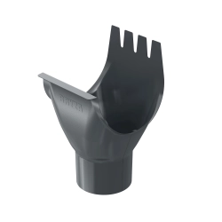 BRYZA STAL Lej spustowy 125/100 mm - ANTRACYT - RAL 7016